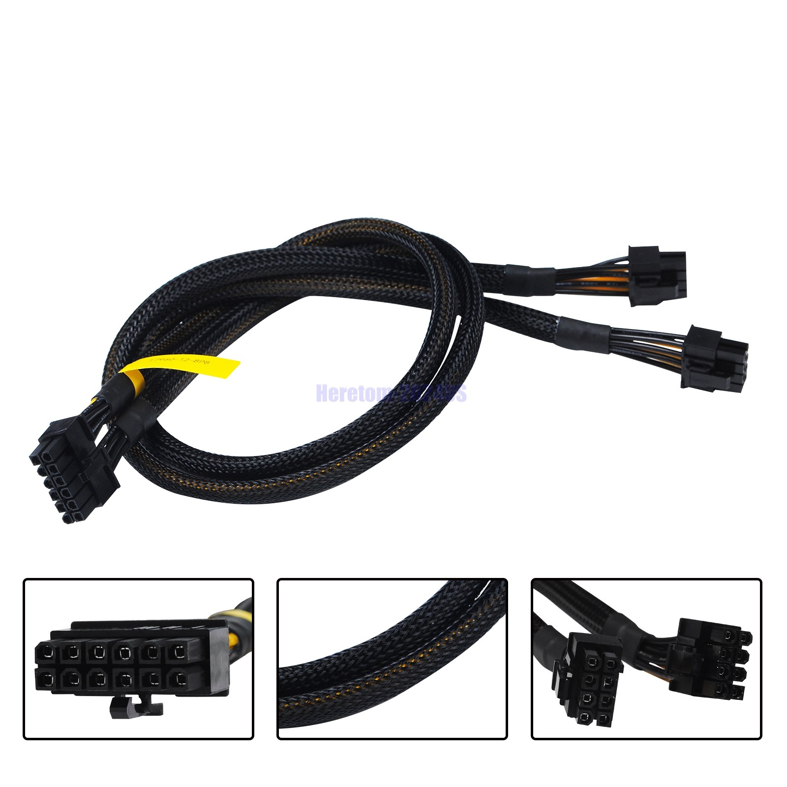 12 Pin to 8+8 Pin GPU Power Cable For Dell T7960 to High-End Graphics Cards 60cm