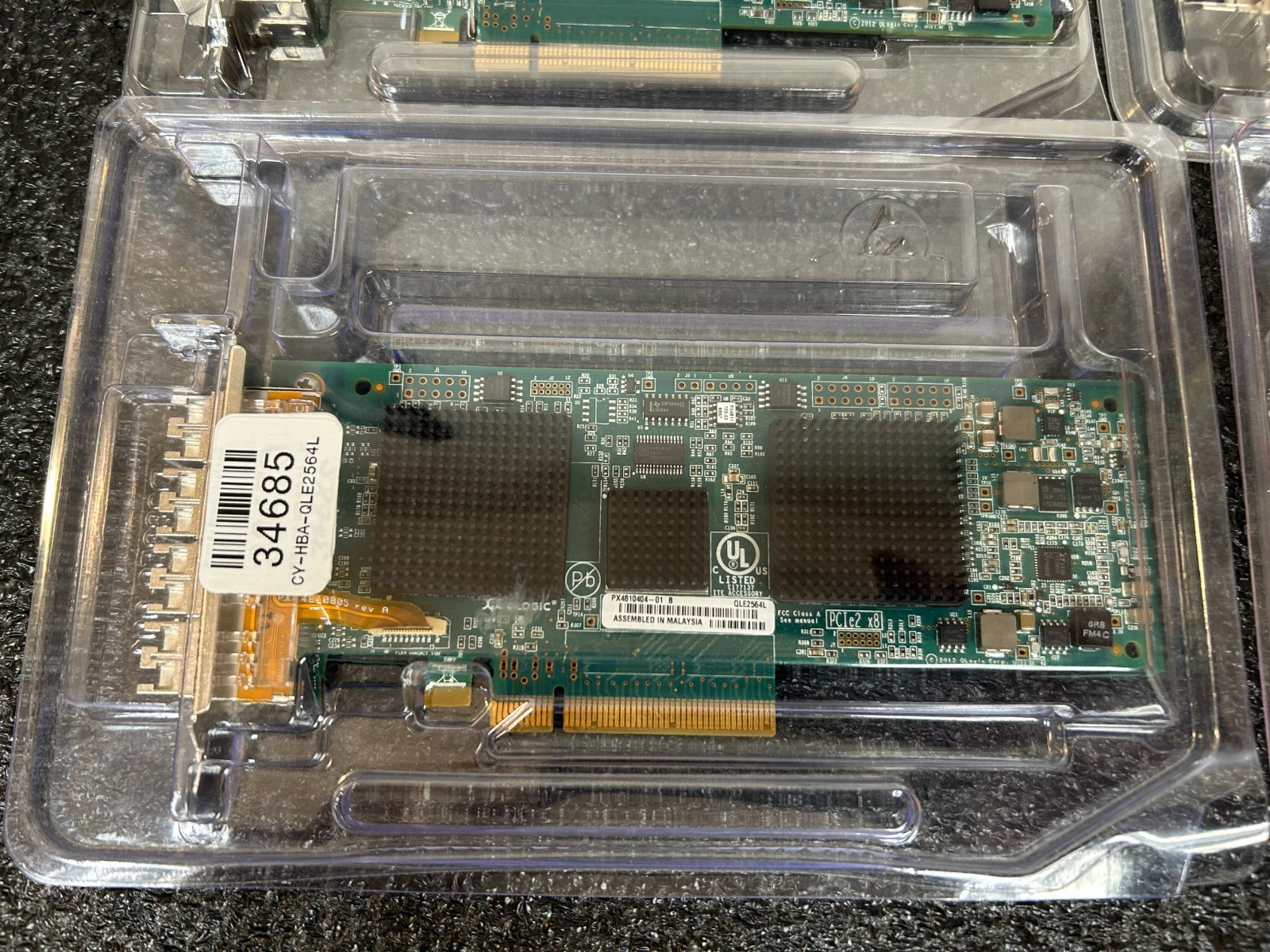 GENUINE Qlogic QLE2564L-CK Quad Port Fibre Channel, 8Gb/s FC Low Profile