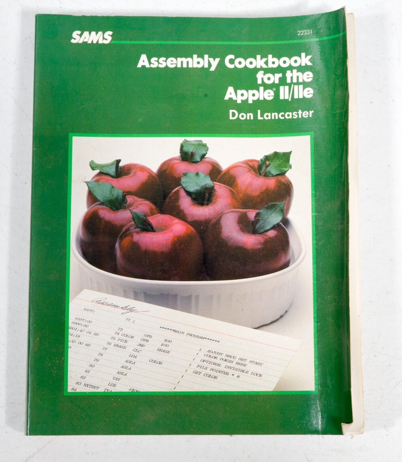 Vintage Sams Assembly Cookbook for the Apple II/IIe ST533B05