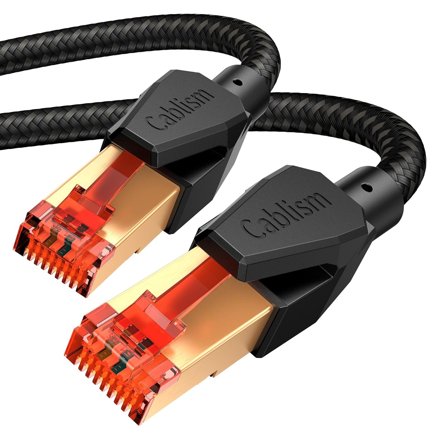 Cat 8 40Gbps Ethernet Cable 40 FT Black 2000Mhz OFC TU1-S FTP High Speed