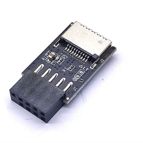 Motherboard USB2.0 9Pin to TYPE-C A-KEY Fron USB3.2 TYPE-E USB 2.0 Extender Card