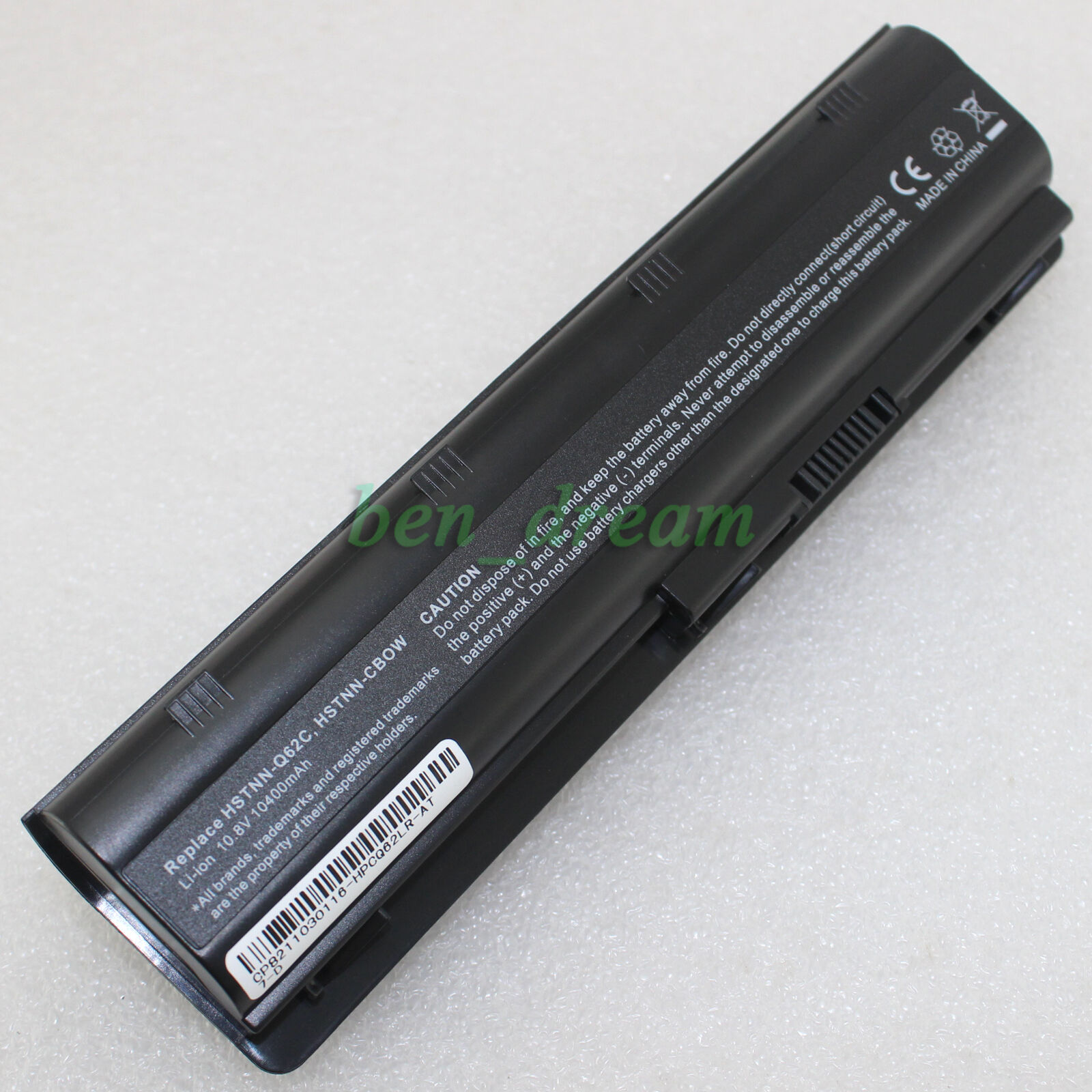 12-Cell batterie batería Battery For HP G56 G62 G72 593553-001 MU06 MU09 WD548AA