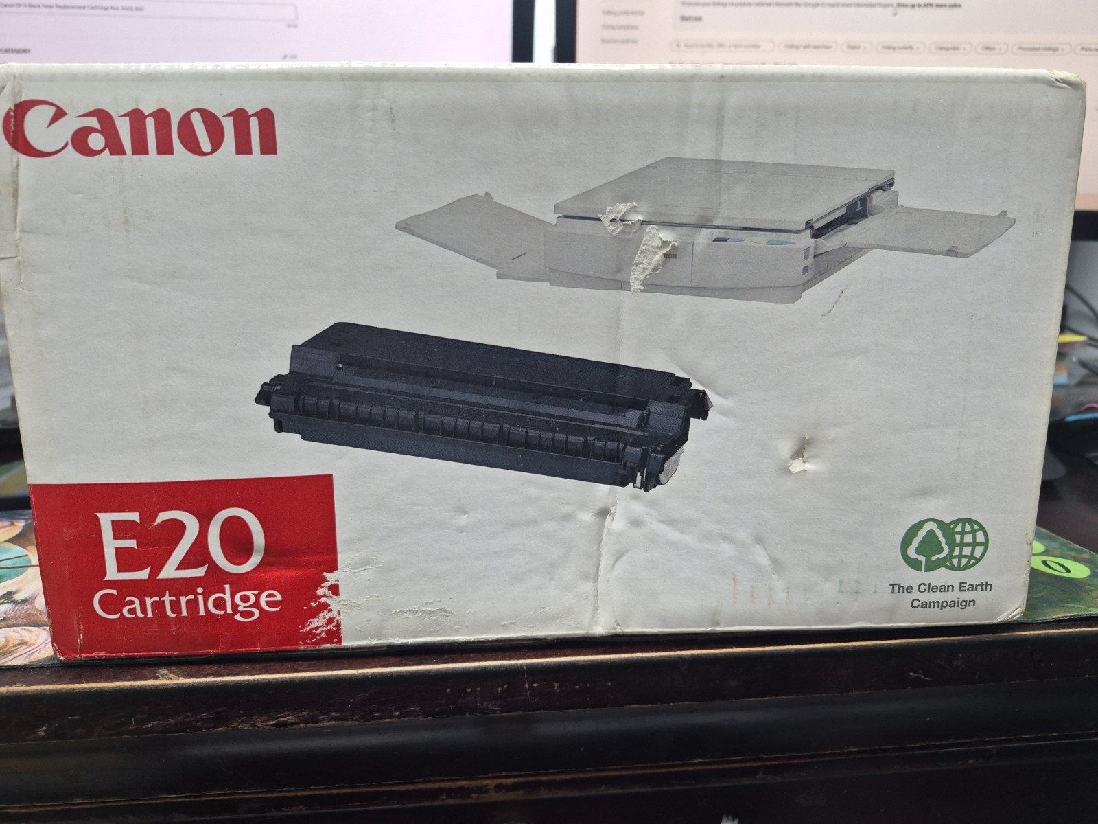Canon E20 Black Laser Toner Cartridge for PC 300/400/500 Series 1492A002[CA]