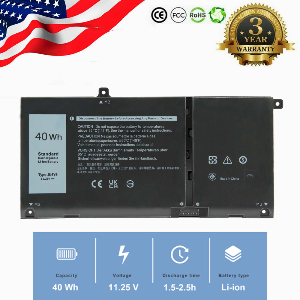 LOT 20x JK6Y6 Battery For Dell Latitude 3410 3510 Vostro 5300 5401 Inspiron 5408