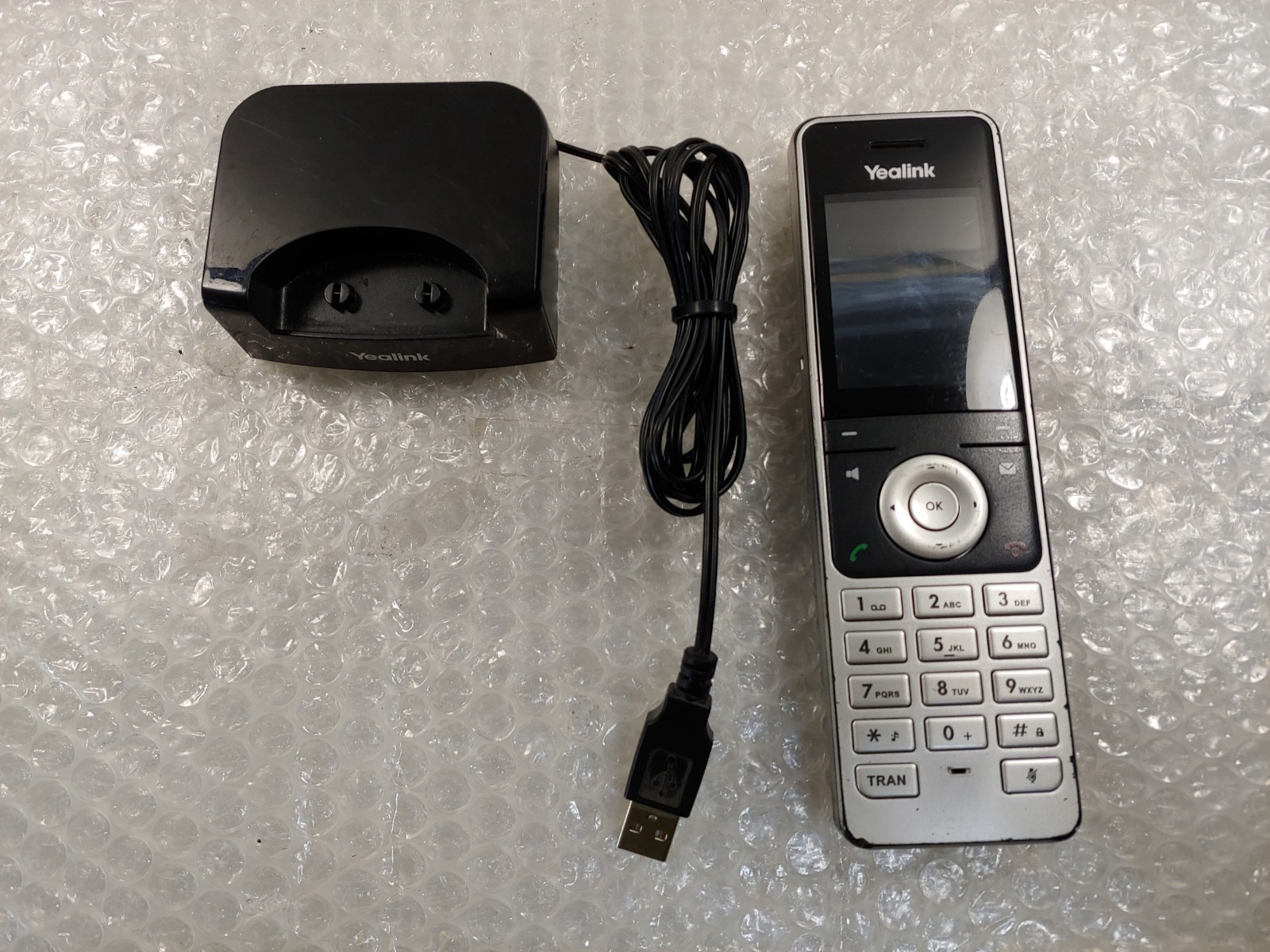 Yealink W56H Cordless IP DECT Add-On Phone with Charger (NO AC ADAPTER)