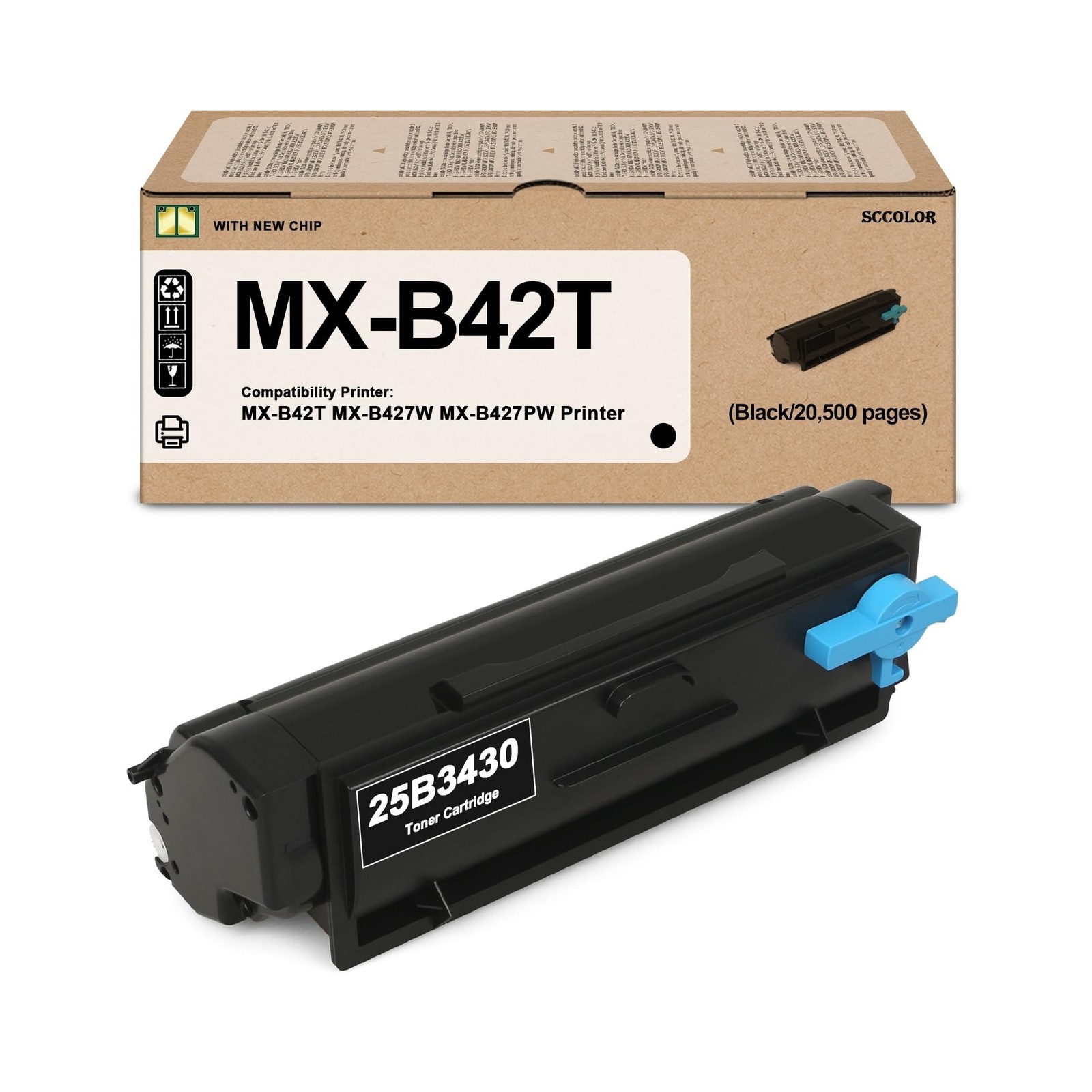 MX-B42T Toner Cartridges Compatible MX-B42T 25B3430 Black Toner Cartridge Rep...