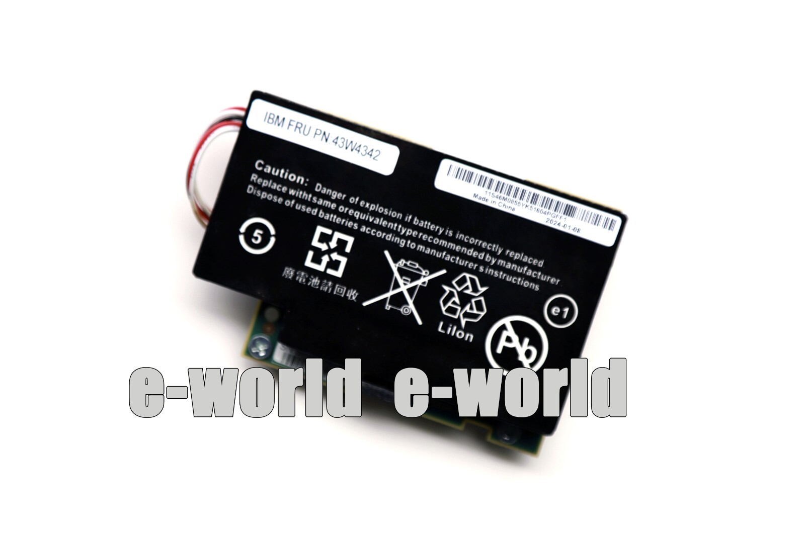 New 43W4342 46C9040 IBM M5014 M5015 M5025 MR10 Array Card BBU07 Battery