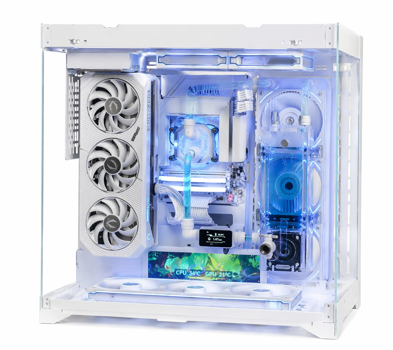 Ultimate Custom Watercooled GamingPC  AMD 7 9850X3D | RTX 5080  32GB DDR5 White