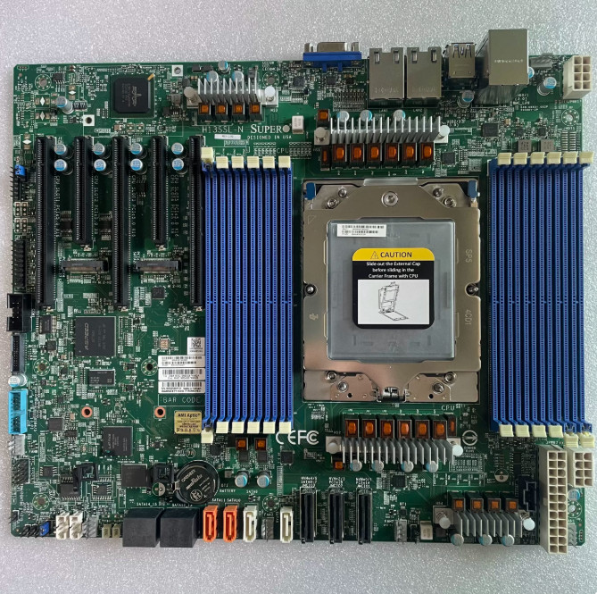 Supermicro H13SSL-N Motherboard Rev 2.0 Supports AMD EPYC 9004/9005 Series CPU.