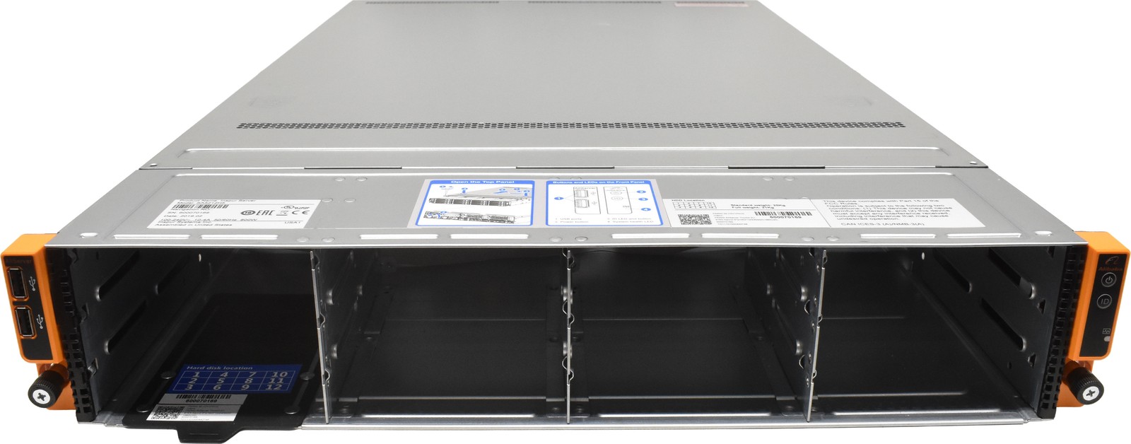 Aliserver Inspur SA5212H5 Thor02-2U 2x LGA-3647 2x SFP+ 2x Radiator No Backplane