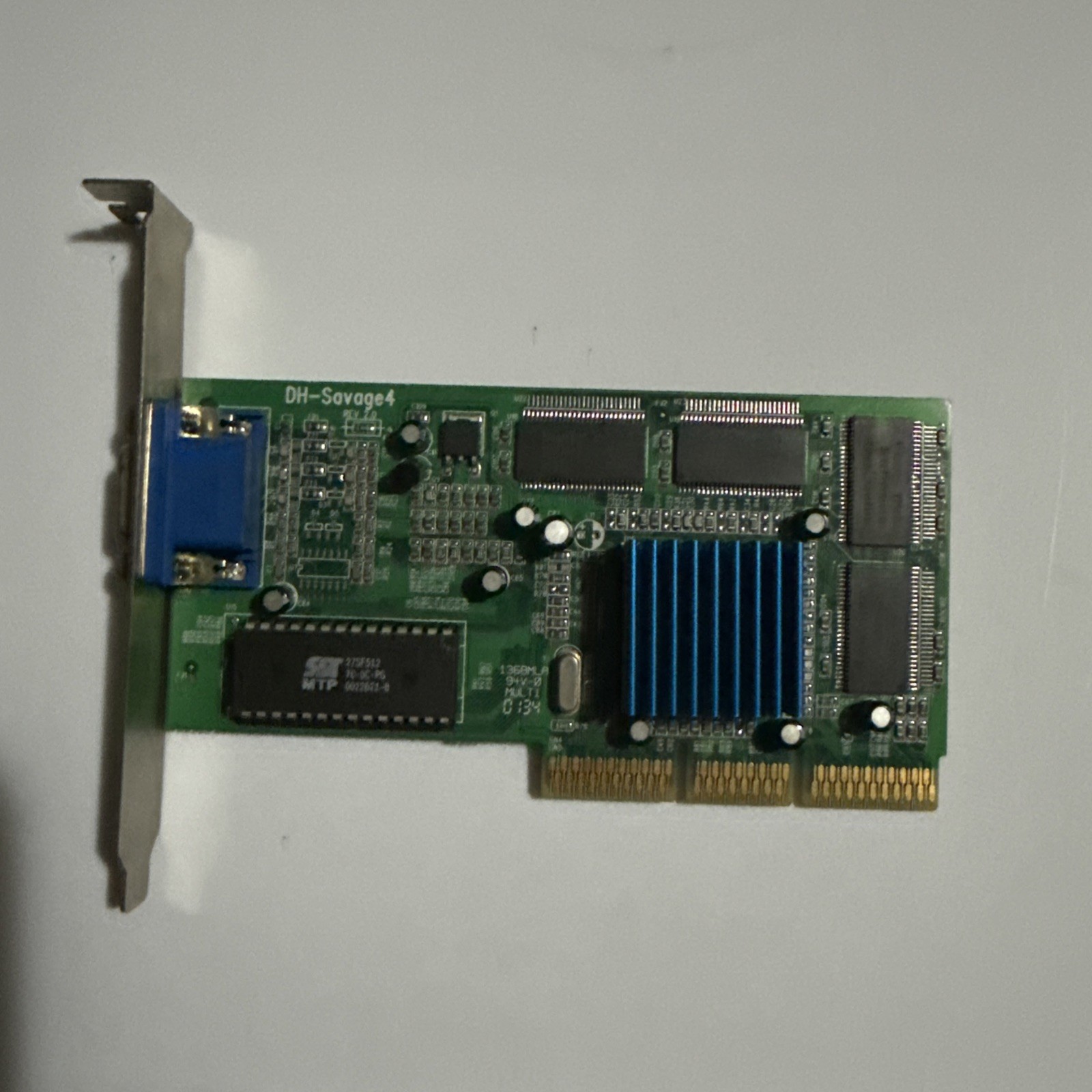 S3 Savage4 AGP VIDEO CARD 8MB 1368MLA 94V-0 Vintage Graphics PC
