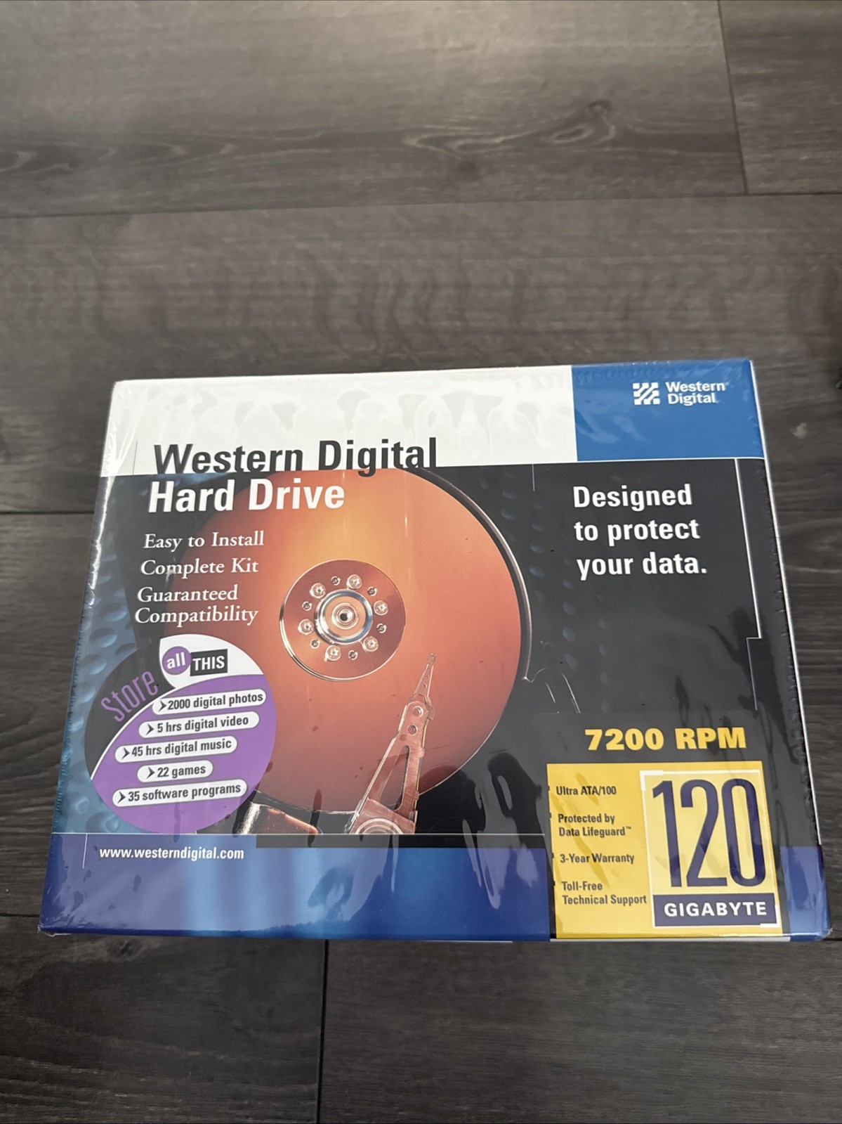 Western Digital hard Drive WD1200BBRTL.  SEALED