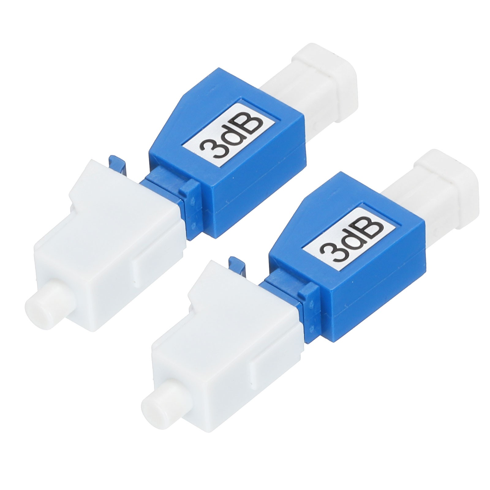 2Pcs Fiber Optic Attenuator 3dB LC/UPC, Single Mode Male-Female Fiber Attenuator