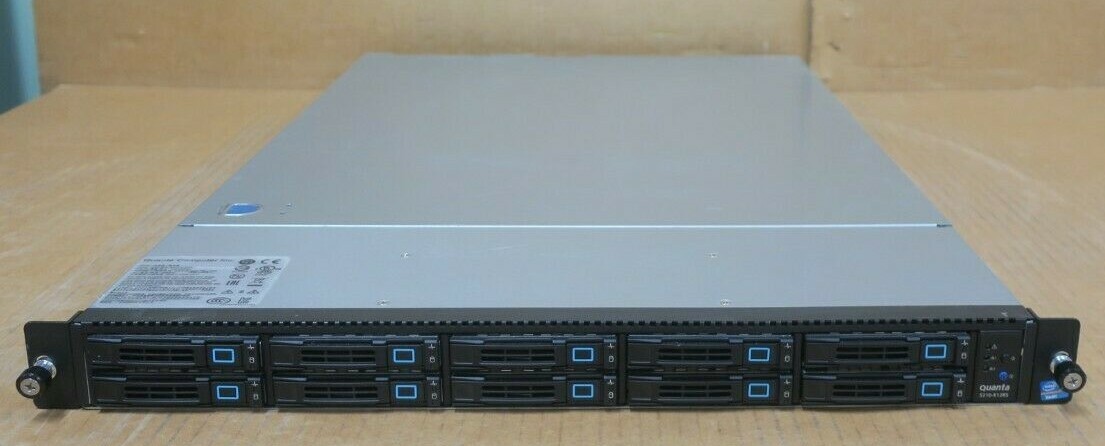Quanta STRATOS S210-X12RS 2x E5-2600 Series CPU 24-DIMM 10x 2.5" Bay 1U Server