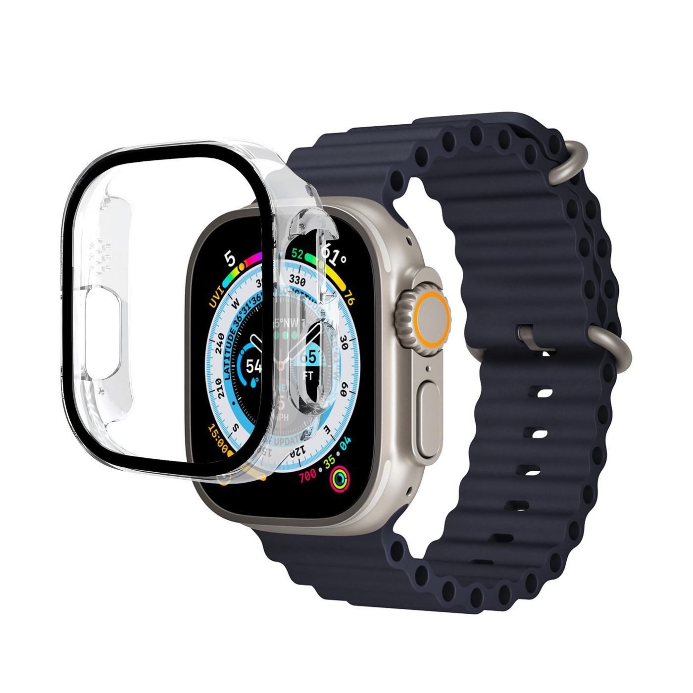 eSTUFF W127249908 ES501034 Full Body Screen Protector Apple Watch Ultra Cle ~E~