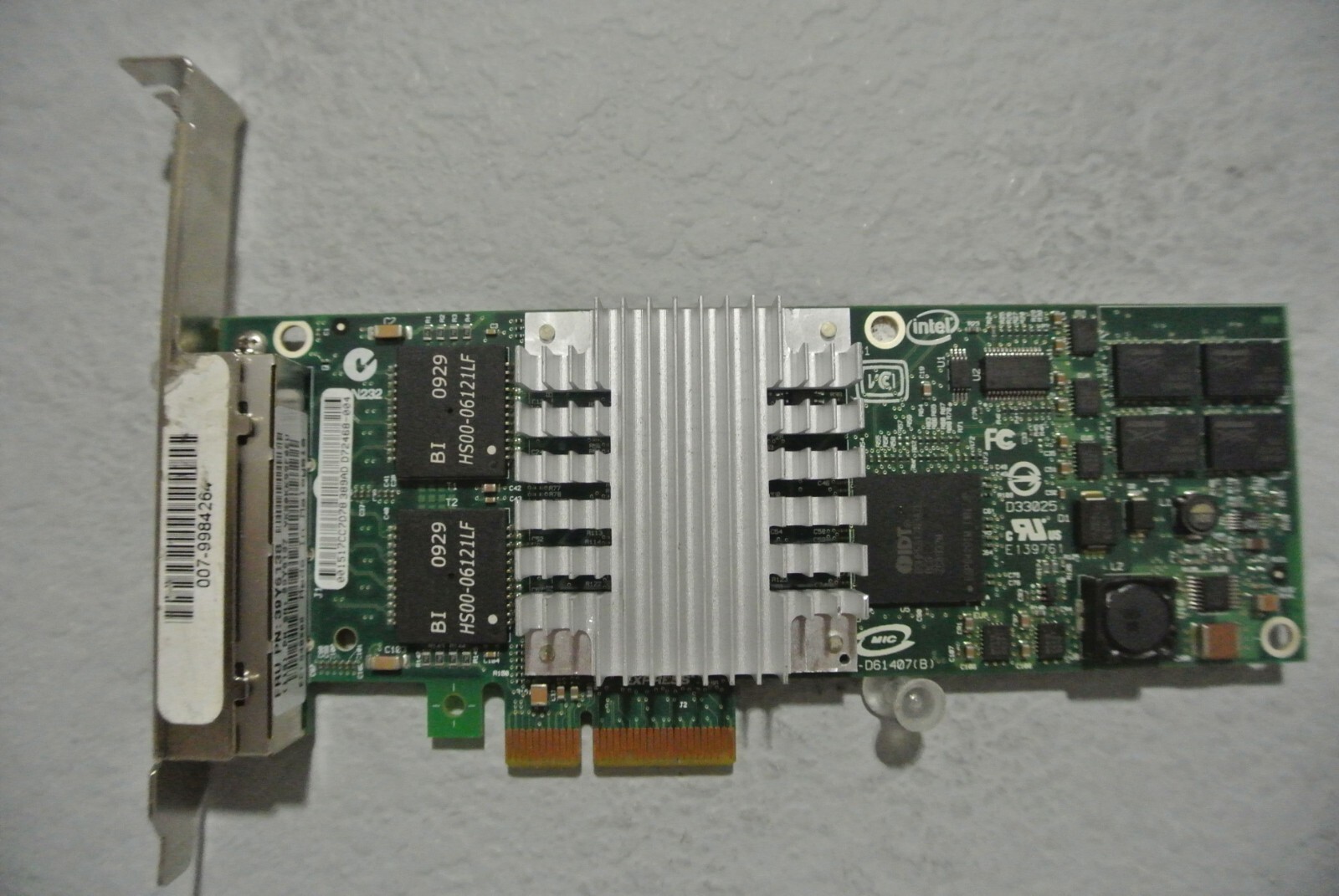 IBM/Intel PRO/1000 PT Quad Port Server Adapter 39Y6138