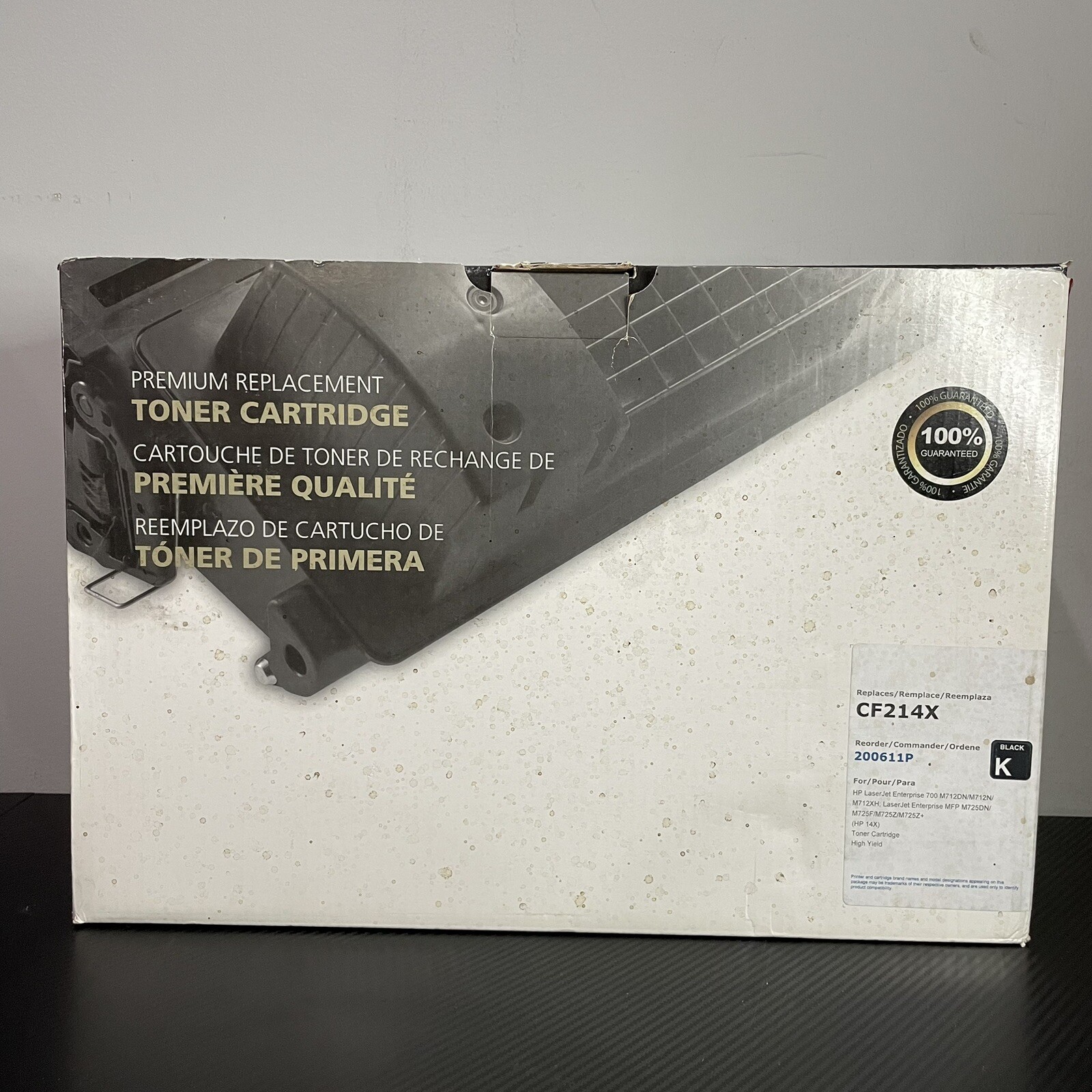 HP 14X Black High Yield Compatible Toner Cartridge CF214X for 700 M712dn New