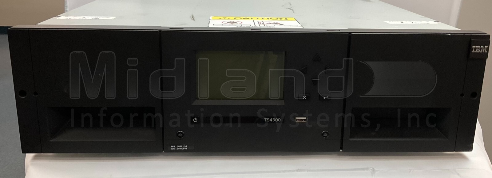 IBM 3555-L3A TS4300 tape library with #5900 encryption (message to add drives)