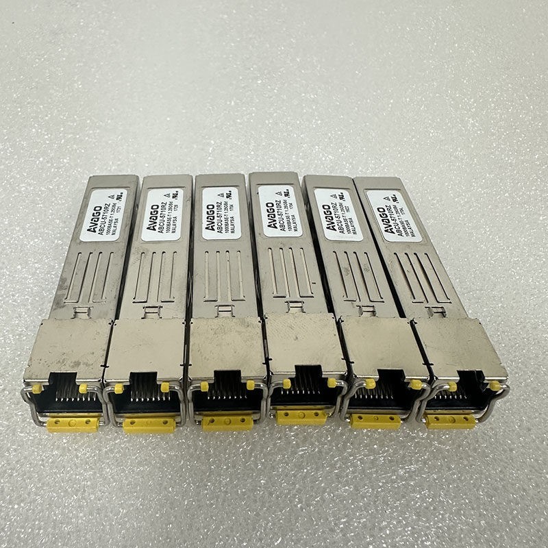 1Pcs AVAGO ABCU-5710RZ 1000BASE-T 1.25GBd 1000BASE‑T SFP Copper Transceiver RJ45
