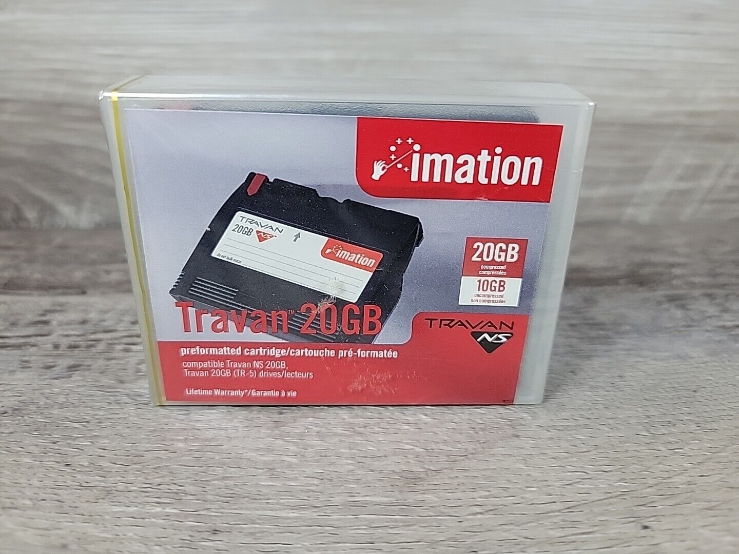 Imation 20GB/10GB TR-5 Travan NS Data Tape Cartridge 12115 NS20 TR5 Still Sealed