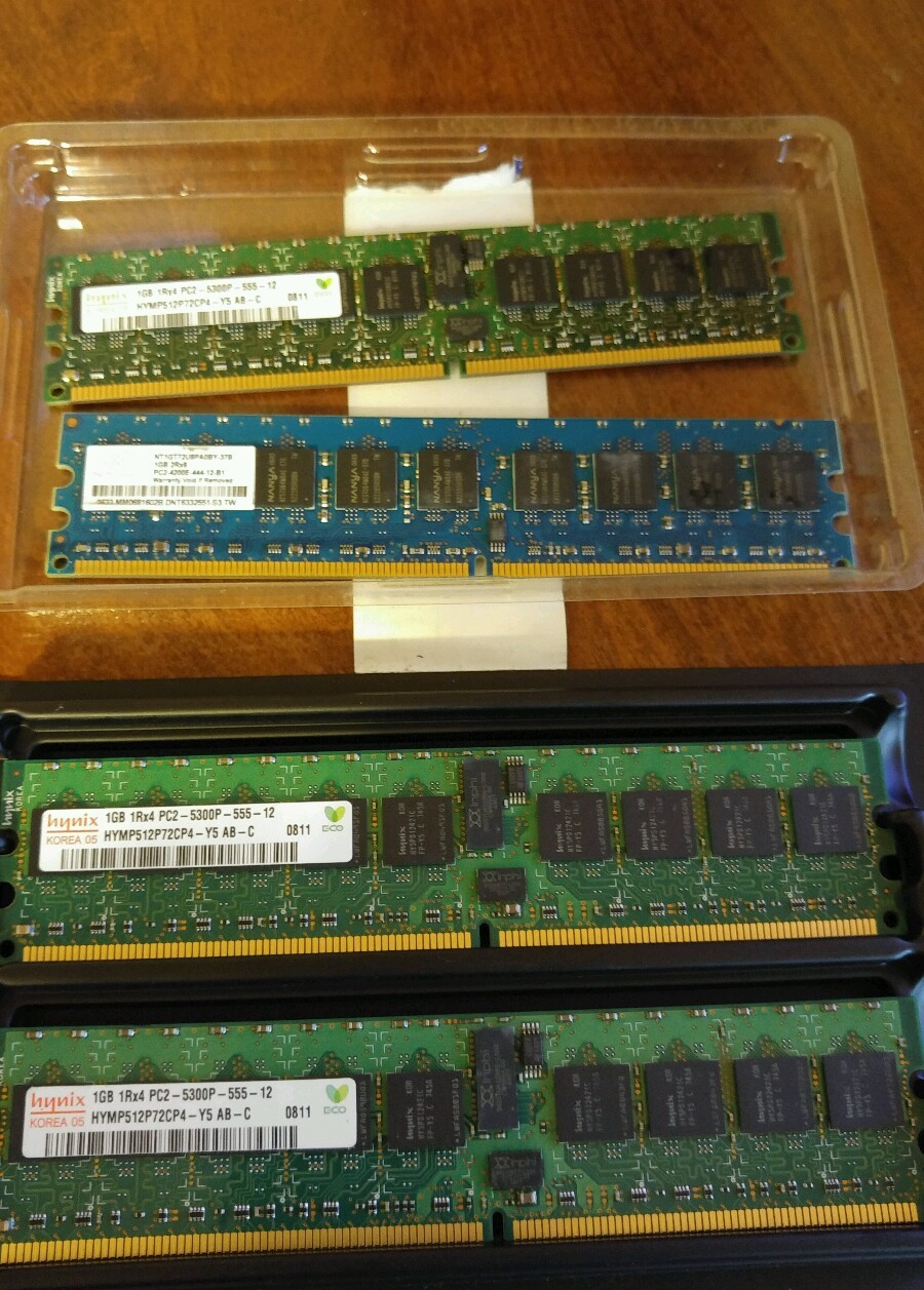 4GB RAM 4x1gb