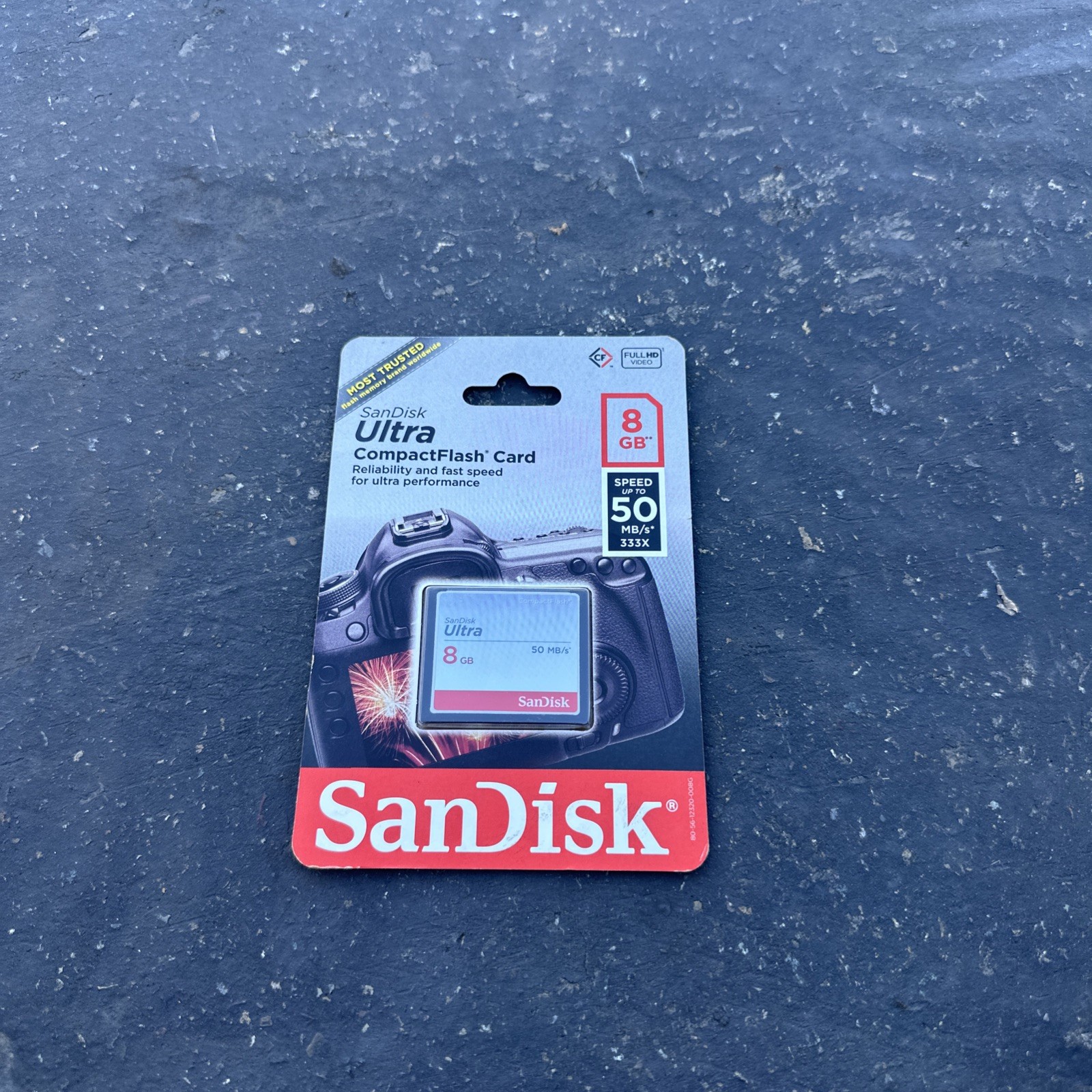 SanDisk Ultra 8GB Compact Flash Memory Card 50MB/ (SDCFHS-008G-AW46)