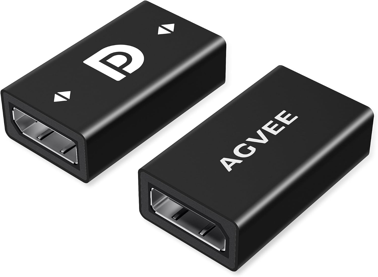 2 Pack Displayport Coupler Adapter, Alloy Shell 8K HDR Displayport 1.4