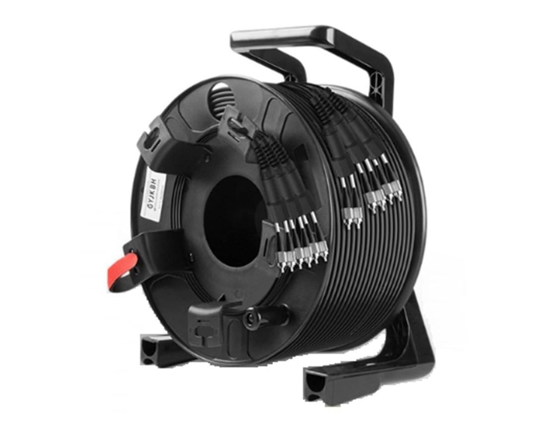 150M ST-ST Outdoor Armored Singlemode 6 Strands with Fiber Tactical Cable Reel