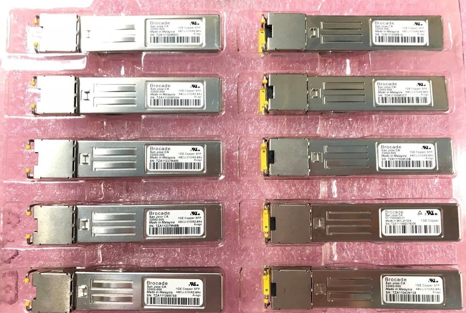 Brocade/Foundry E1MG-TX 1GE Copper SFP RJ45 100m w/90 days warranty 