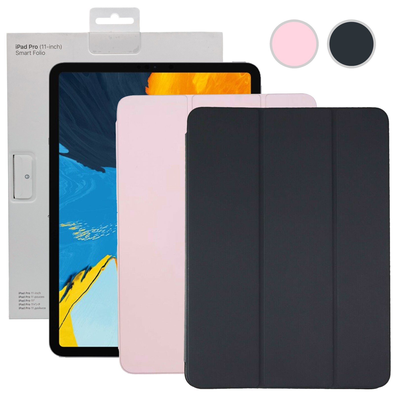 OEM Apple Smart Folio For iPad Pro 11-inch & iPad Air 4th/5th Gen - Gray or Pink