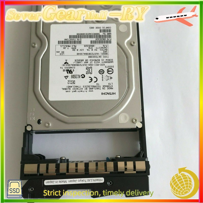 HDS Hitachi HUS 100 110 130 150 3TB 3.5-inch SAS Storage Hard Drive 3285067-B