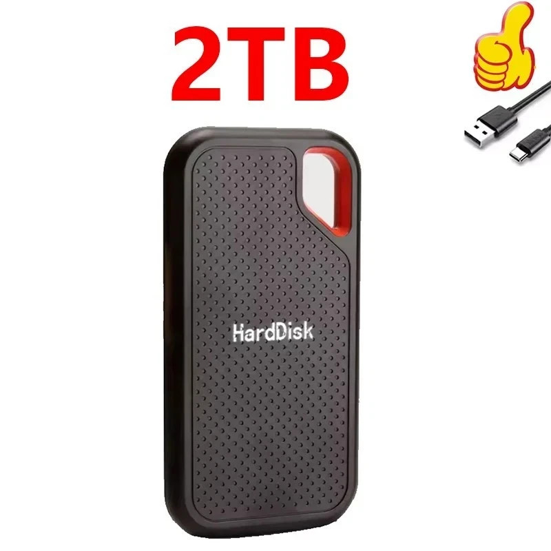 2TB 4TB 8T Portable SSD Type-C External Hard Drive High Speed USB 3.1 