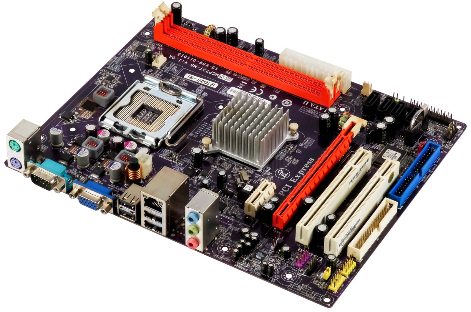 ECS GF7050VT-M5 MCP73T-M5 LGA775 DDR2 MicroATX Motherboard