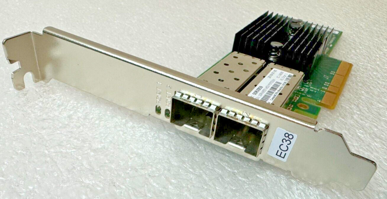 IBM 00RX859 - PCIe3 2-Port 10GbE NIC Adapter 00RX855 Lenovo/IBM Pull Full height