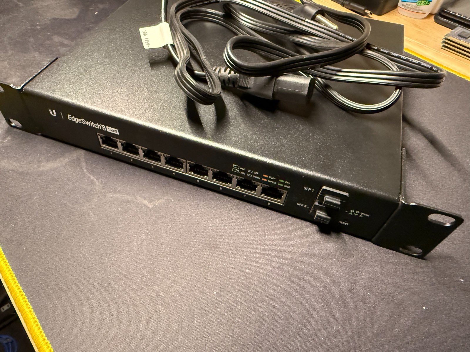 Ubiquiti Networks EdgeSwitch 8 150W | ES-8-150W | Rack Mountable Ethernet Switch