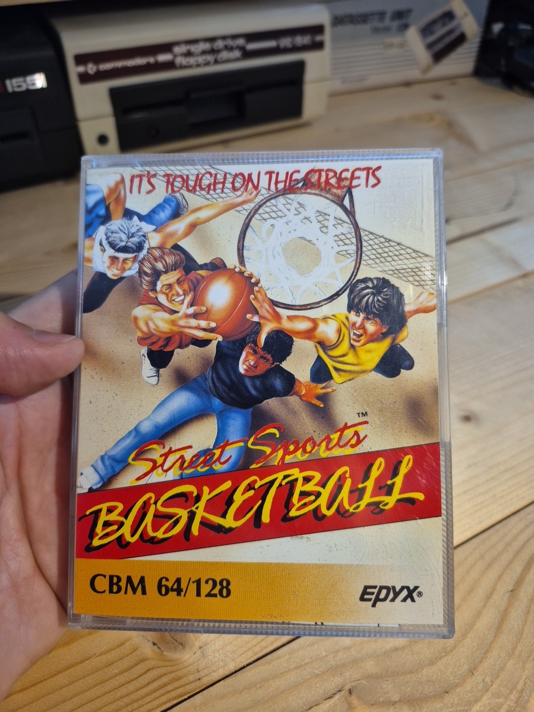 C64 : STREET SPORTS BASKETBALL ORIGINAL GAME X COMMODORE 64 tape EPYX