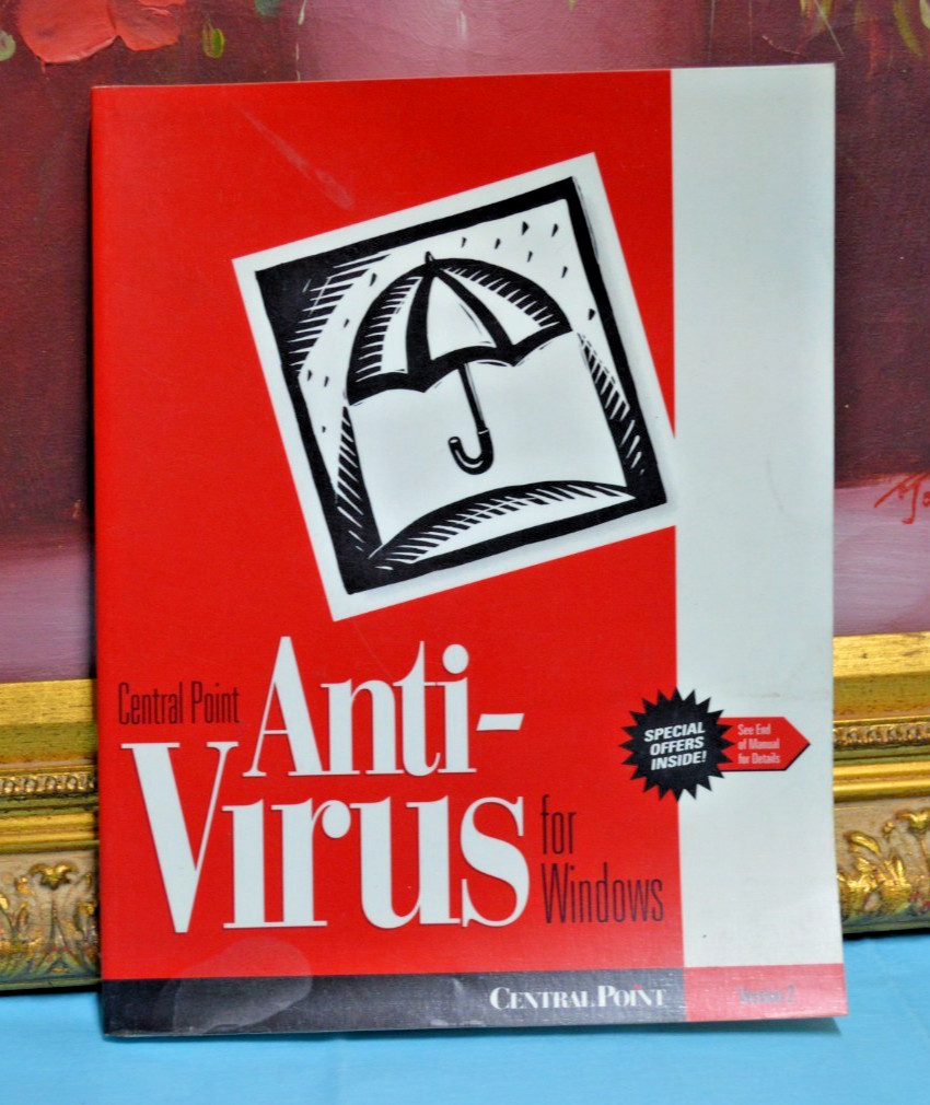 Central Point Anti-Virus for Windows Version 2 Manual 1994 Vintage PC
