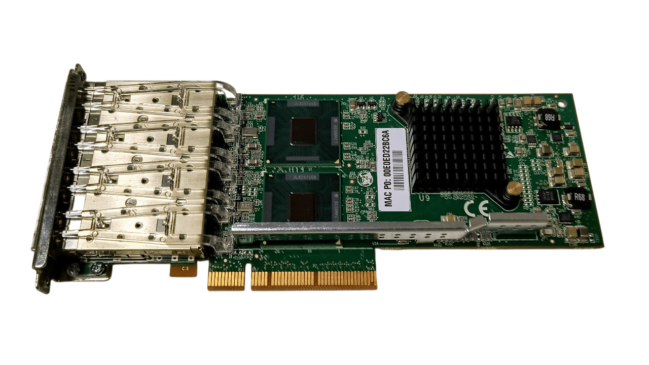 Silicom Quad Port SFP Network Adapter PE2G4SFPI6L-R No SFPs