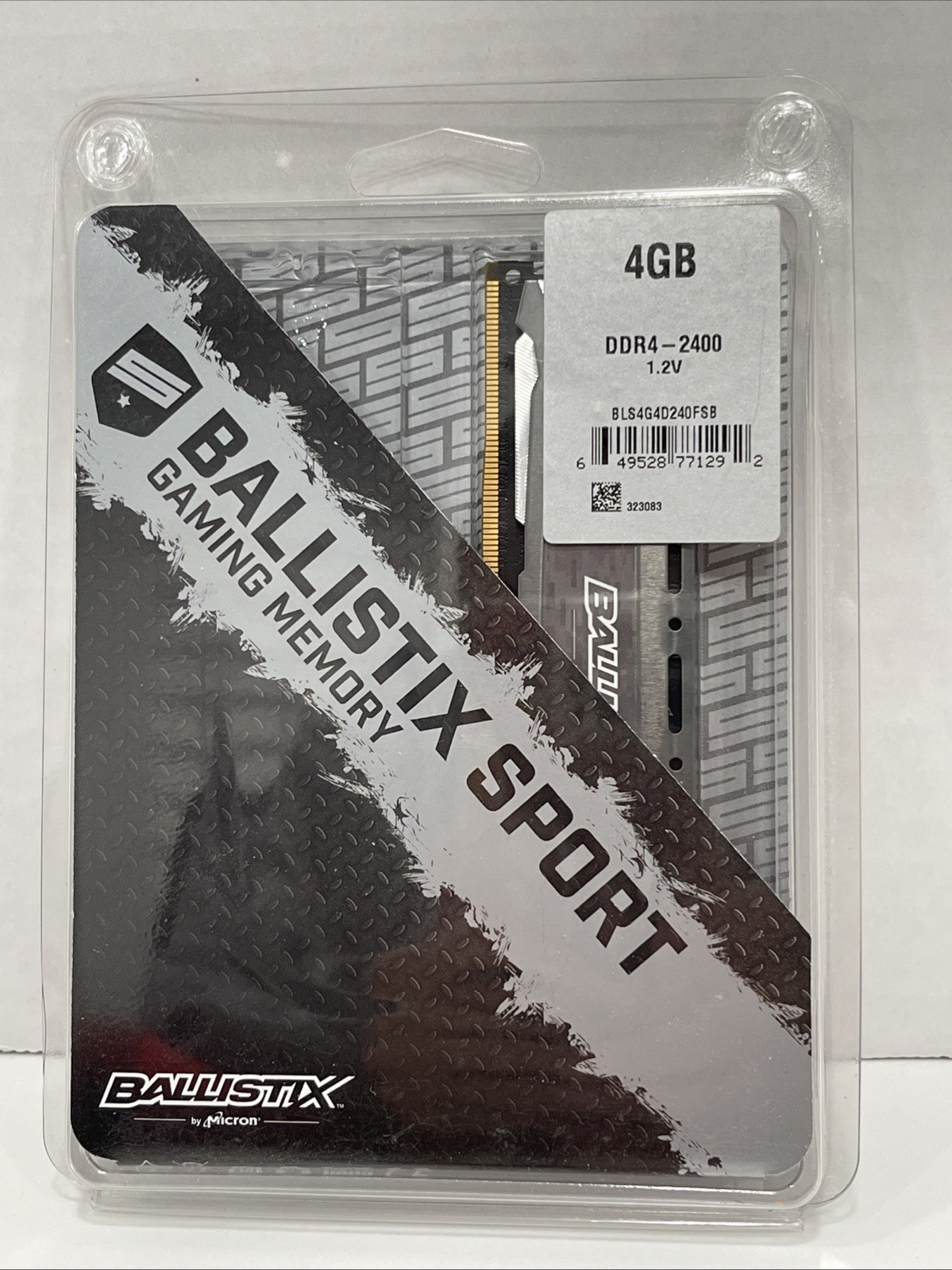 Ballistix 4 GB DDR4- 2400 Gaming Memory Brand NEW Sealed By Micron