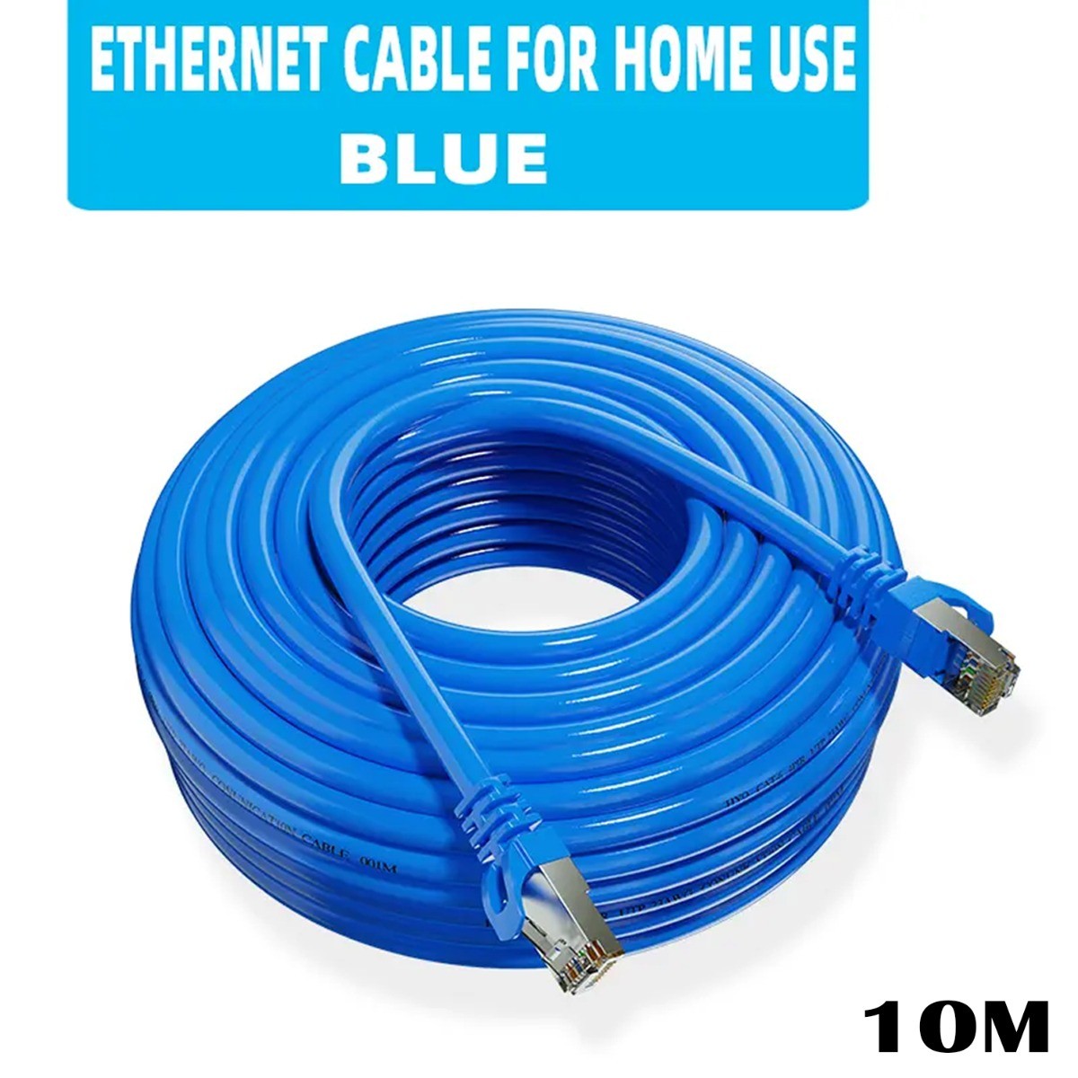 RJ45 CAT6e/CAT6 Ethernet LAN Cable 33FT/10M for PC Laptop (Gold)