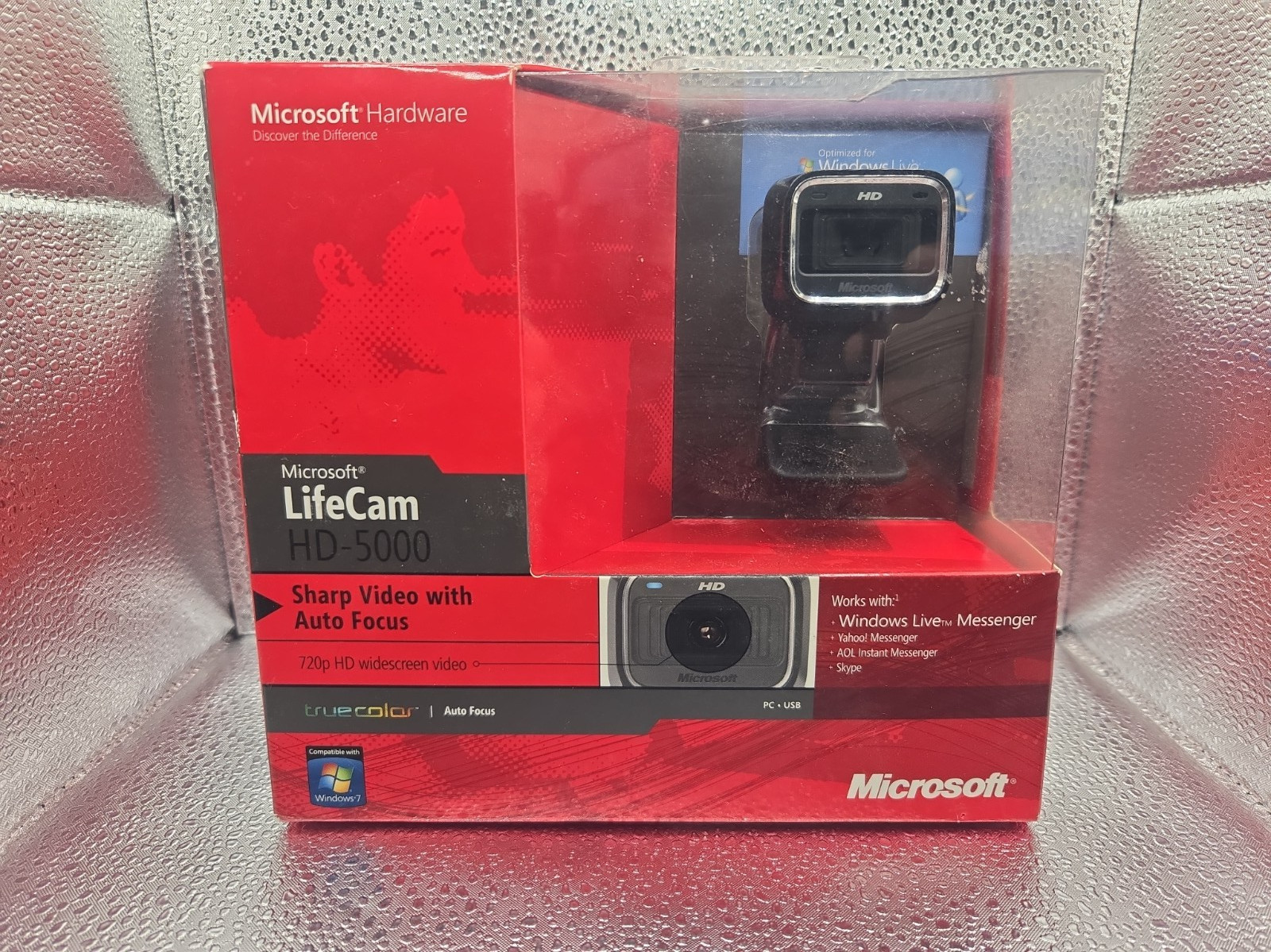 New Microsoft LifeCam HD-5000 720p HD Webcam Camera Brand New Sealed