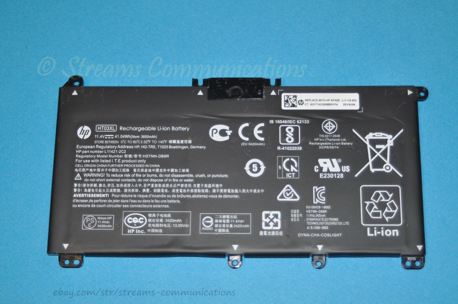 HP 15-DB 15-db0010ca 15-db0010cy 15-db0010ds 15-db0010la Laptop Battery