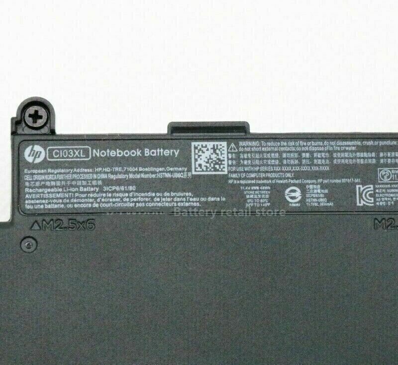 NEW Genuine CI03XL Battery For HP ProBook 640 G2 645 650 655 801554-001 CI03
