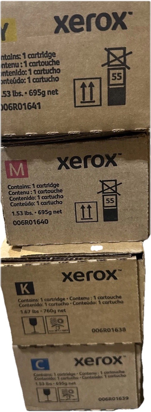 Xerox C, M, Y, K set for Versant 80 180 280 - NIB