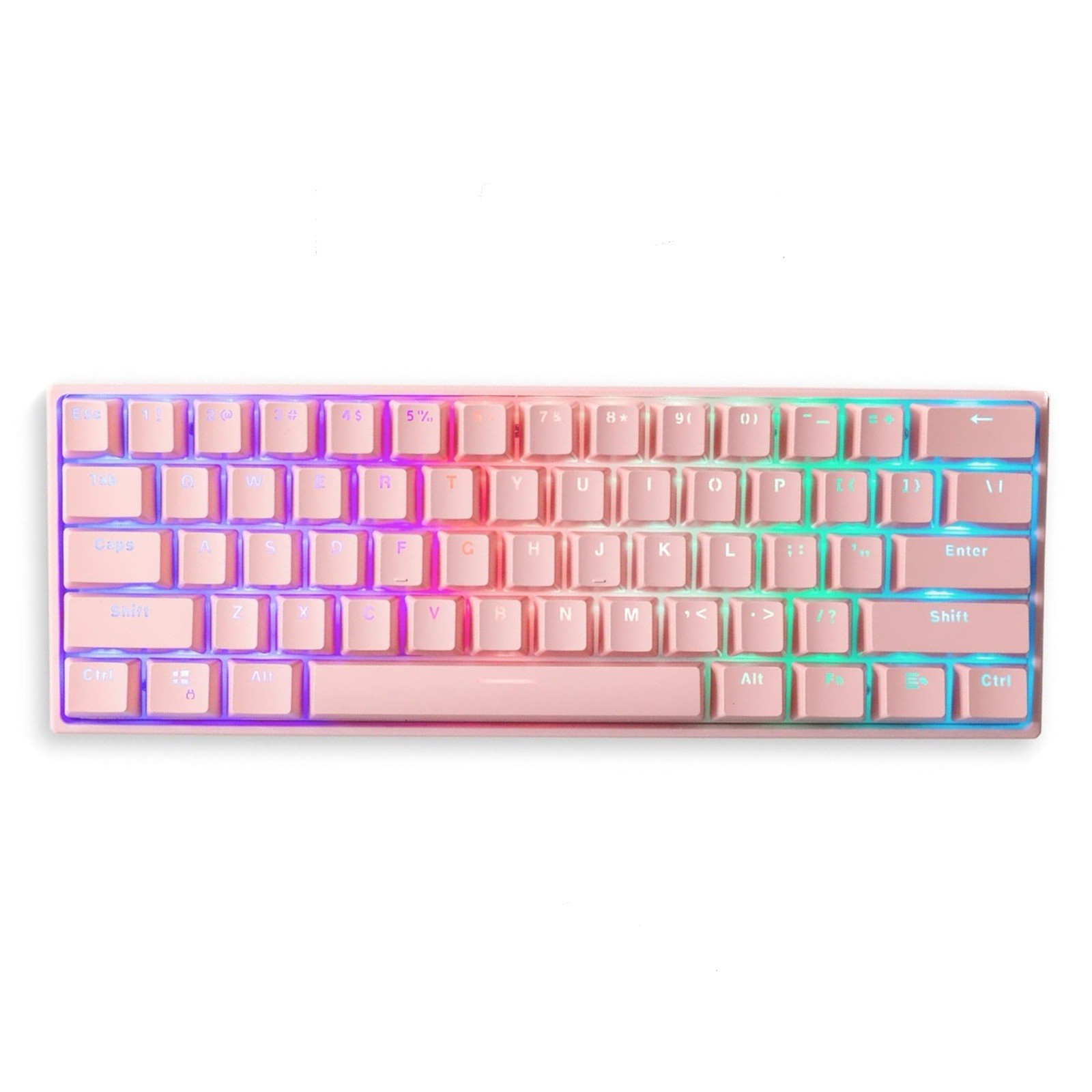 KOI CO (Koi61)  Mechanical Keyboard—Hot Swappable Brand New PINK RGB Light