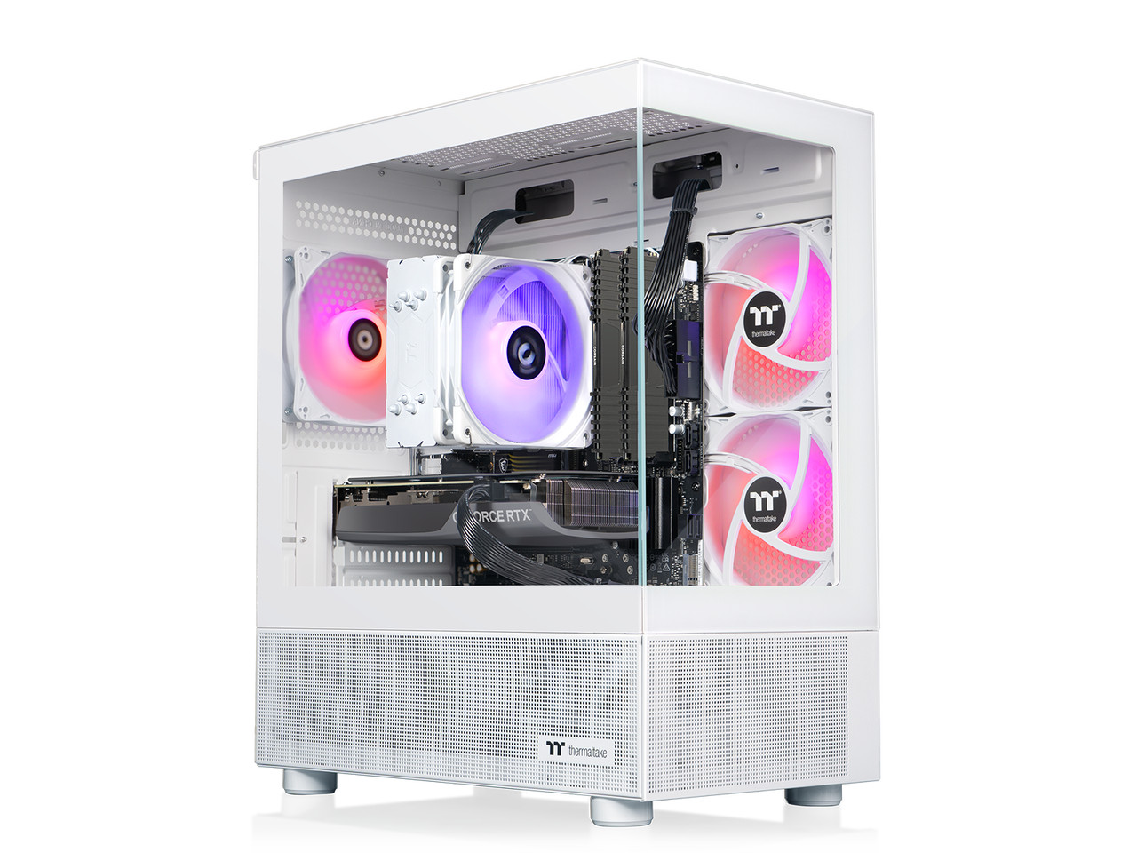Thermaltake LCGS NE 5760S-V170S Gaming Desktop (AMD Ryzen 7 5700, NVIDIA GeForce