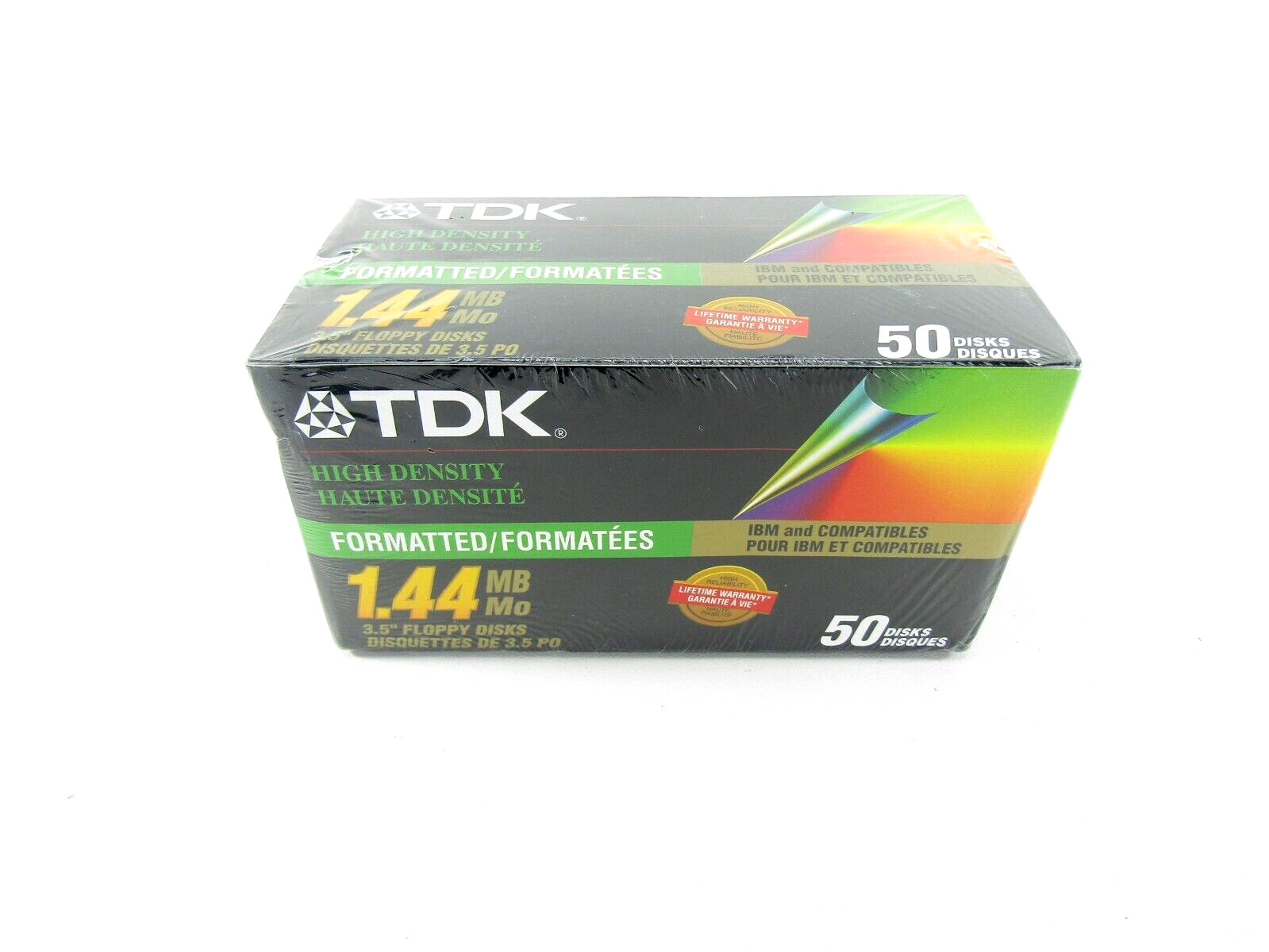 Sealed Case of 50 TDK MF-2HDIF50 High Density Formatted 1.44MB 3.5\