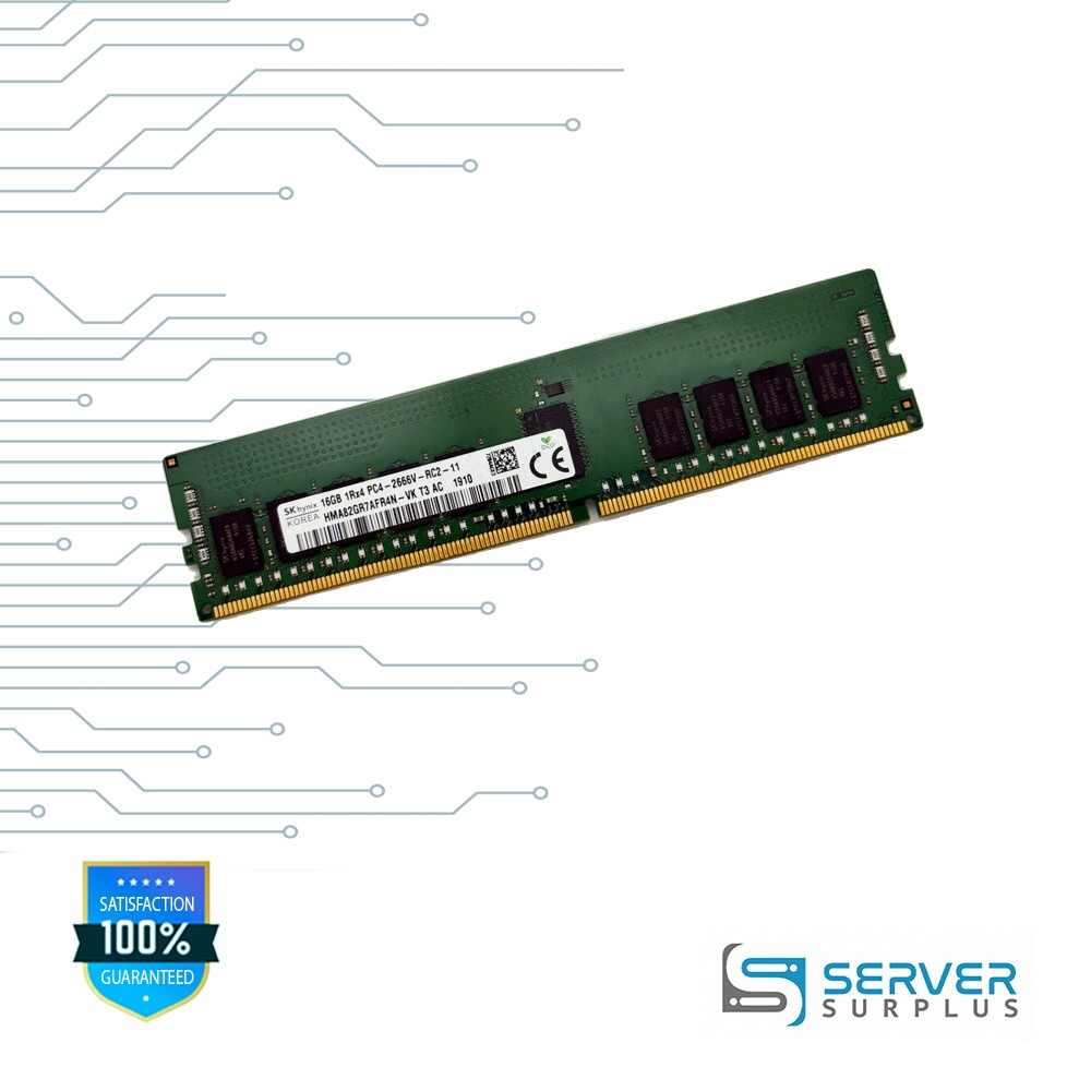 SK hynix 16GB DDR4-2666 PC4-21300 ECC REG RDIMM HMA82GR7AFR4N-VK