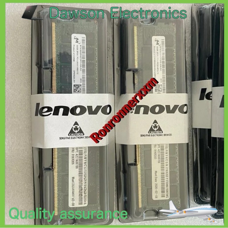 NEW Lenovo/IBM 01KR355 4ZC7A08709 32GB 2Rx4 DDR4 PC4-2933Y RDIMM Server Memory