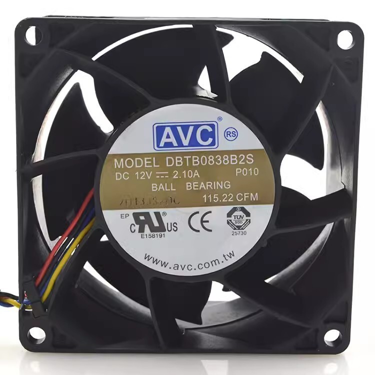 AVC DBTB0838B2S 8038 DC12V 2.10A 8CM Cooling Fan